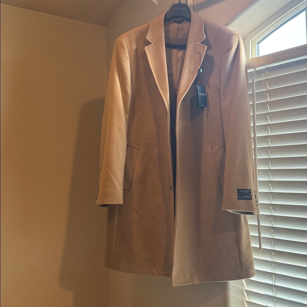 Men's Camel color Overcoat